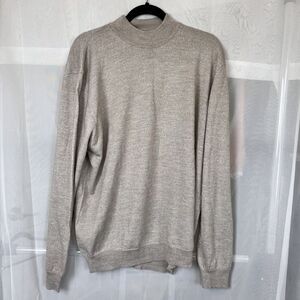 Vintage Valda Collection Italy wool blend high neck sweater XL made in italy